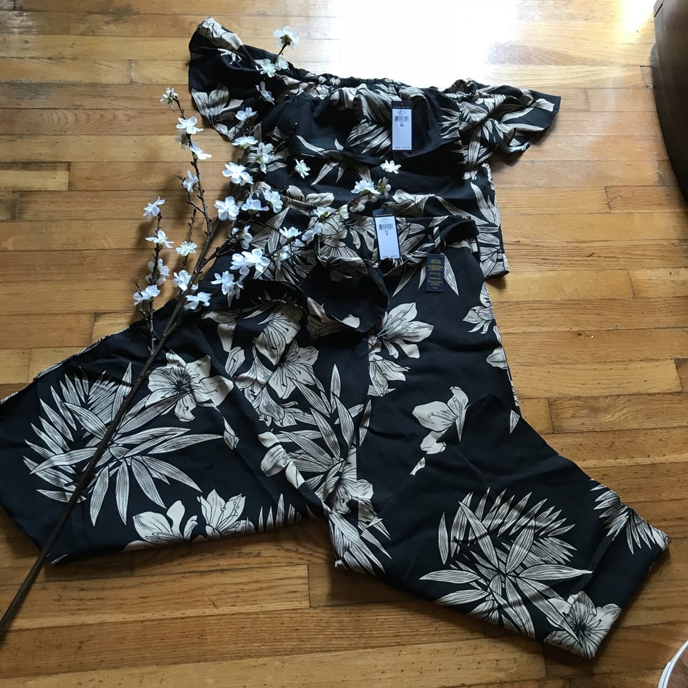 NWT Ralph Lauren Linen-Blend Wide-Leg Pants & Top. - Picture 5 of 7